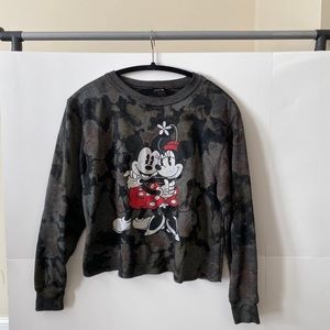 Disney Cropped sweatshirt - Mickey & Minnie